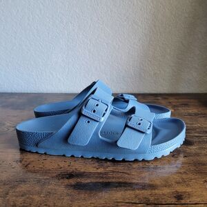 Birkenstock Womens 36 / L5 Arizona Essentials EVA Slides Sandals Blue
